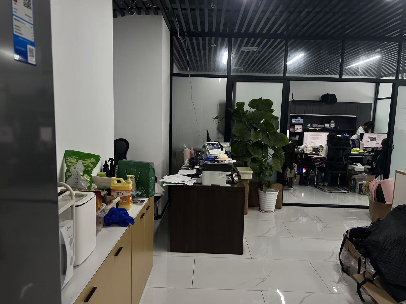 Operations desk and equipment